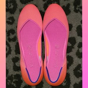 Rothy's Tropical Pink Flats, Size 11